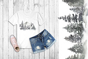 Watercolor Forest Collection, a Texture Illustration by MayaNavits (Thumbnail 8 of 10)