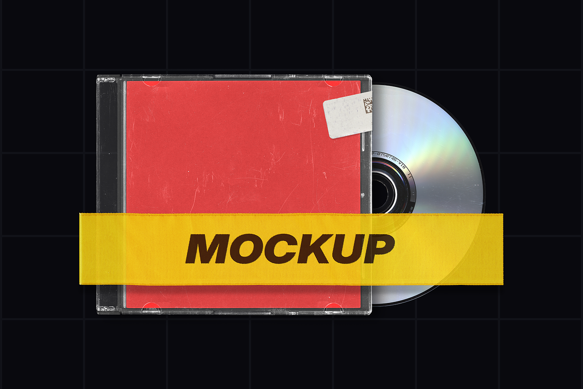 Jewel Case CD Mockup Kit, a Packaging Mockup by BORT GRAPHIC (Photo 1 of 8)