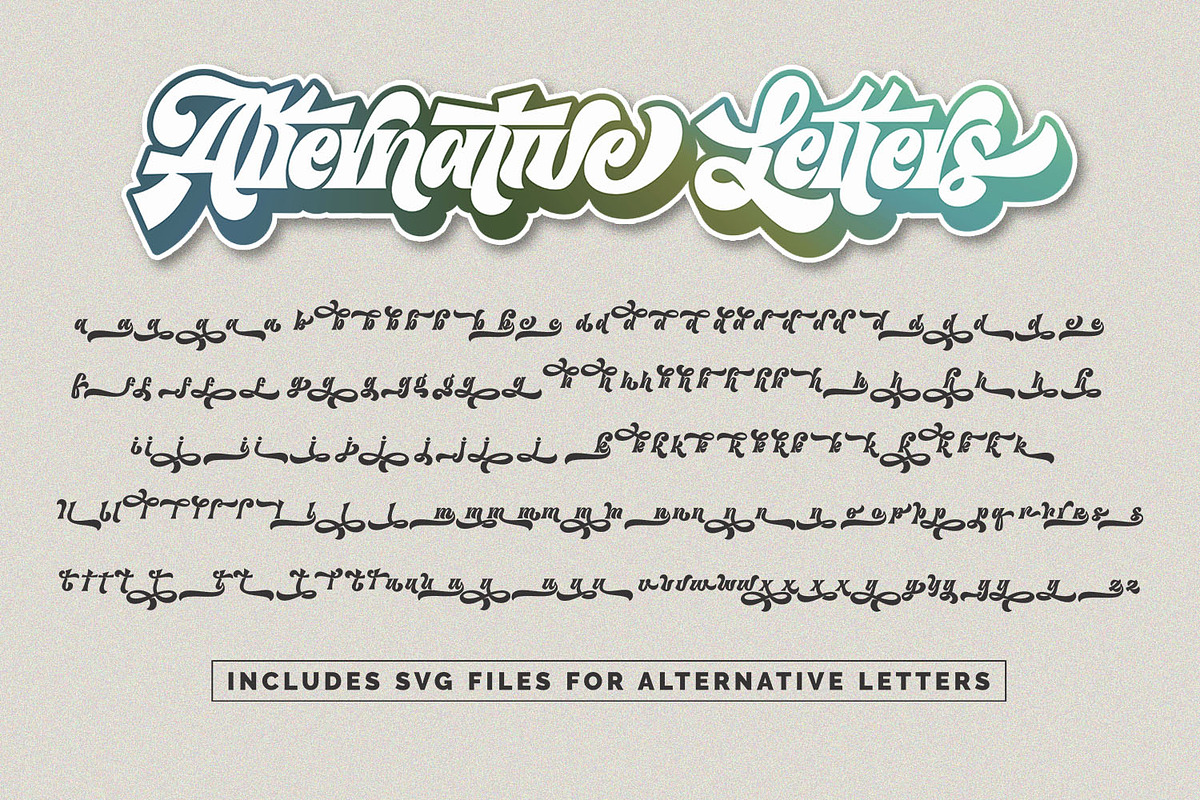 Gallantic - Vintage Retro Font, a Serif Font by Subectype Studio (Photo 5 of 9)