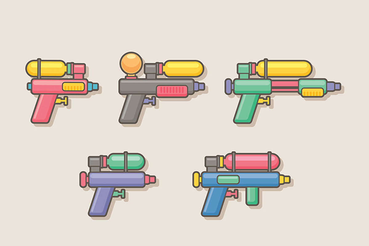 Water Gun, an Illustration by Sunbzy (Photo 1 of 5)