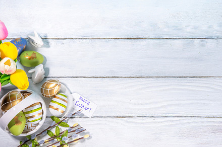 Spring Easter holiday background, a Holiday Photo by Rimma