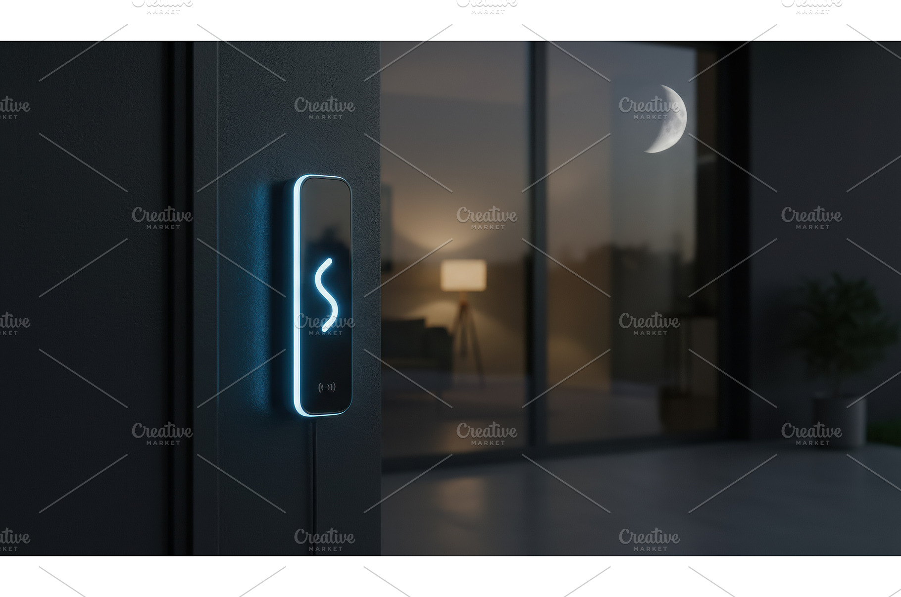 Illuminated wall device glowing at, a Technology Photo by Igor Tichonow