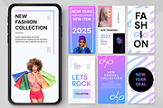 Fashion Story Templates, an UI Kit Template by CreativeShaper (Thumbnail 1 of 2)