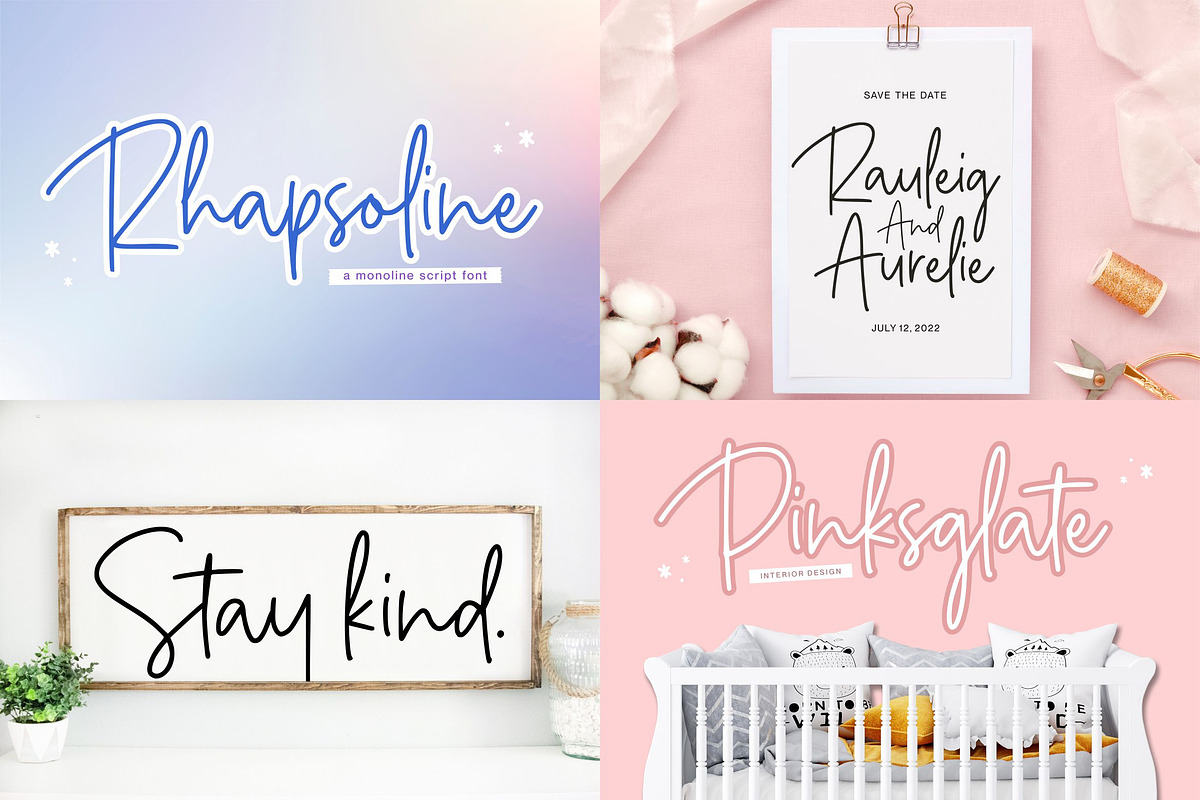 Fantastic Collection Font Bundle, a Script Font by Allouse Studio (Photo 8 of 26)