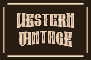 King Resmox - Western & Vintage Font