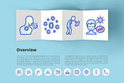 Asthma | 16 Thin Line Icons Set, an Outline Icon by Alex Blogoodf (Thumbnail 3 of 12)