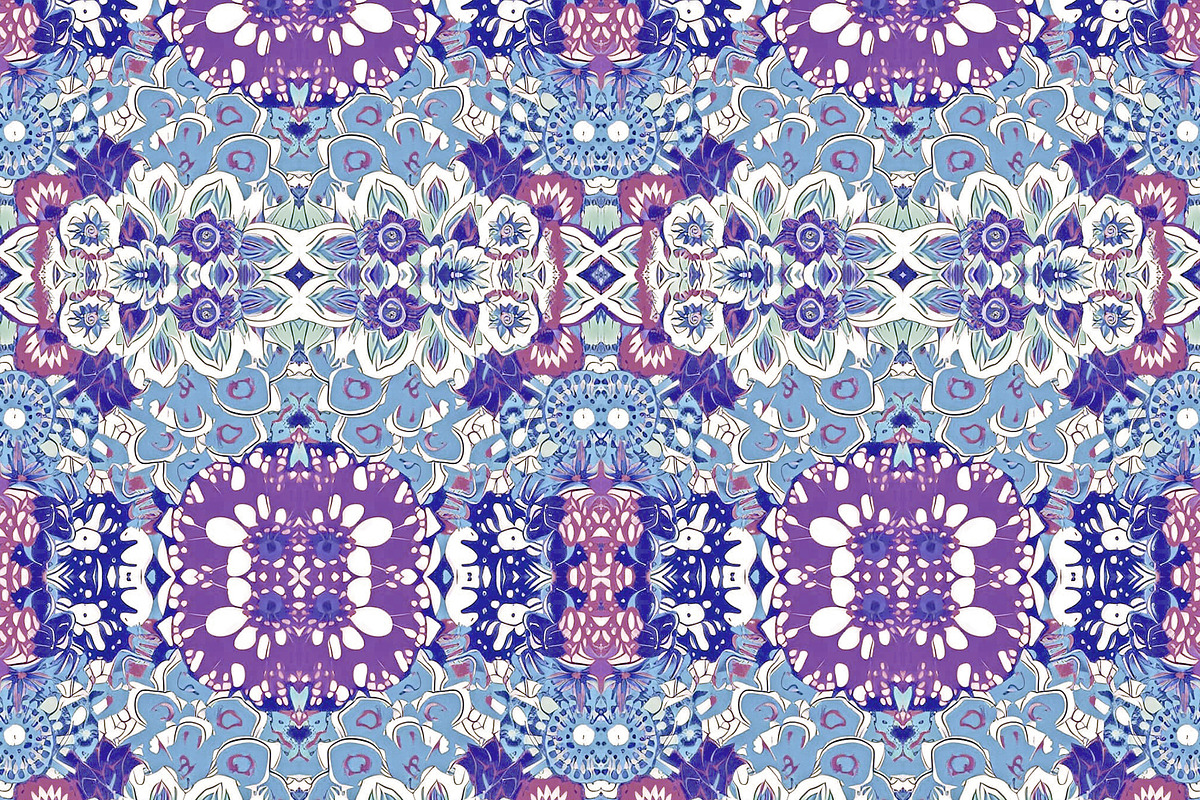 Vintage Purple Pattern Seamless, a Pattern Graphic by Sharon Schwalbe (Photo 4 of 4)