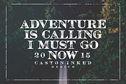 Caston Inked, a Font by Unember (Thumbnail 4 of 5)
