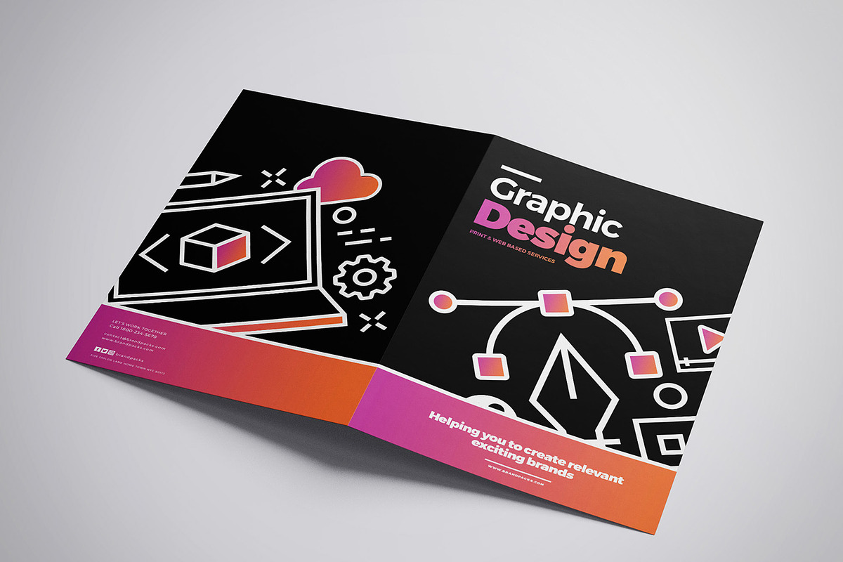 Graphic Design Agency Templates Pack, a Flyer Template by BrandPacks