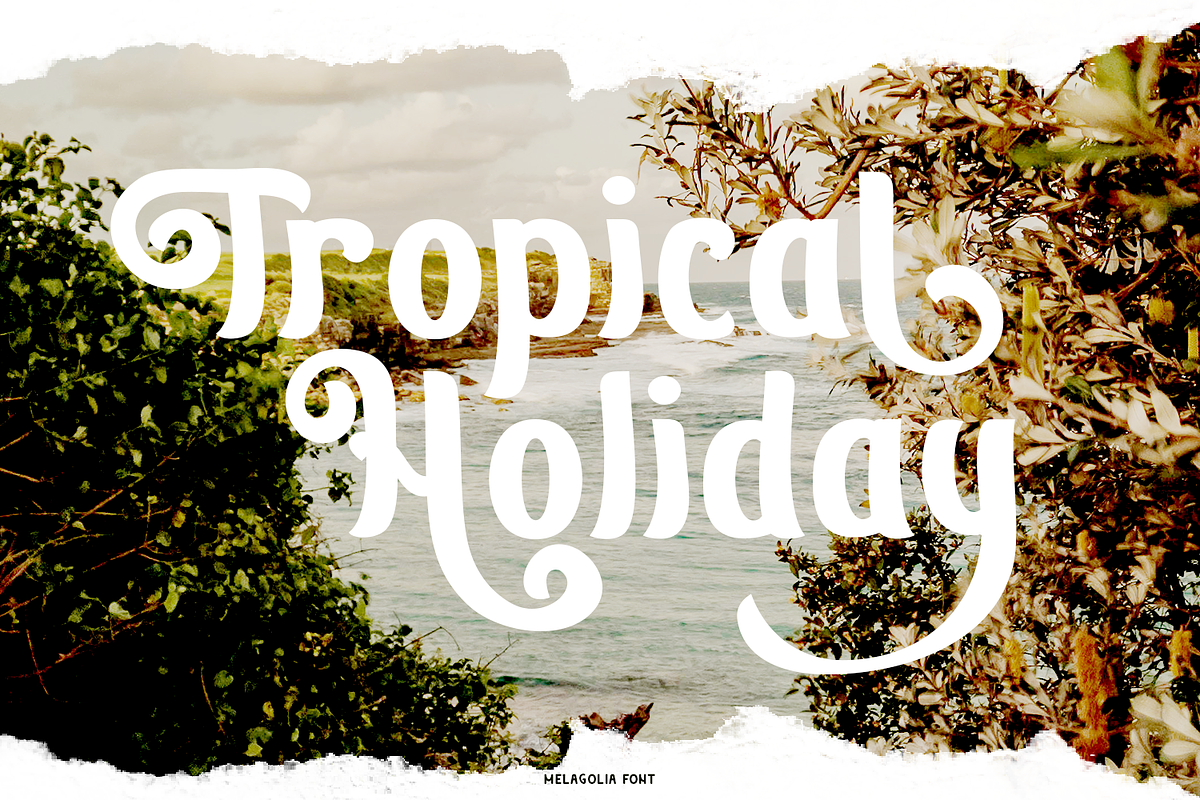 Melagolia Retro Script, a Script Font by madeDeduk (Photo 10 of 10)