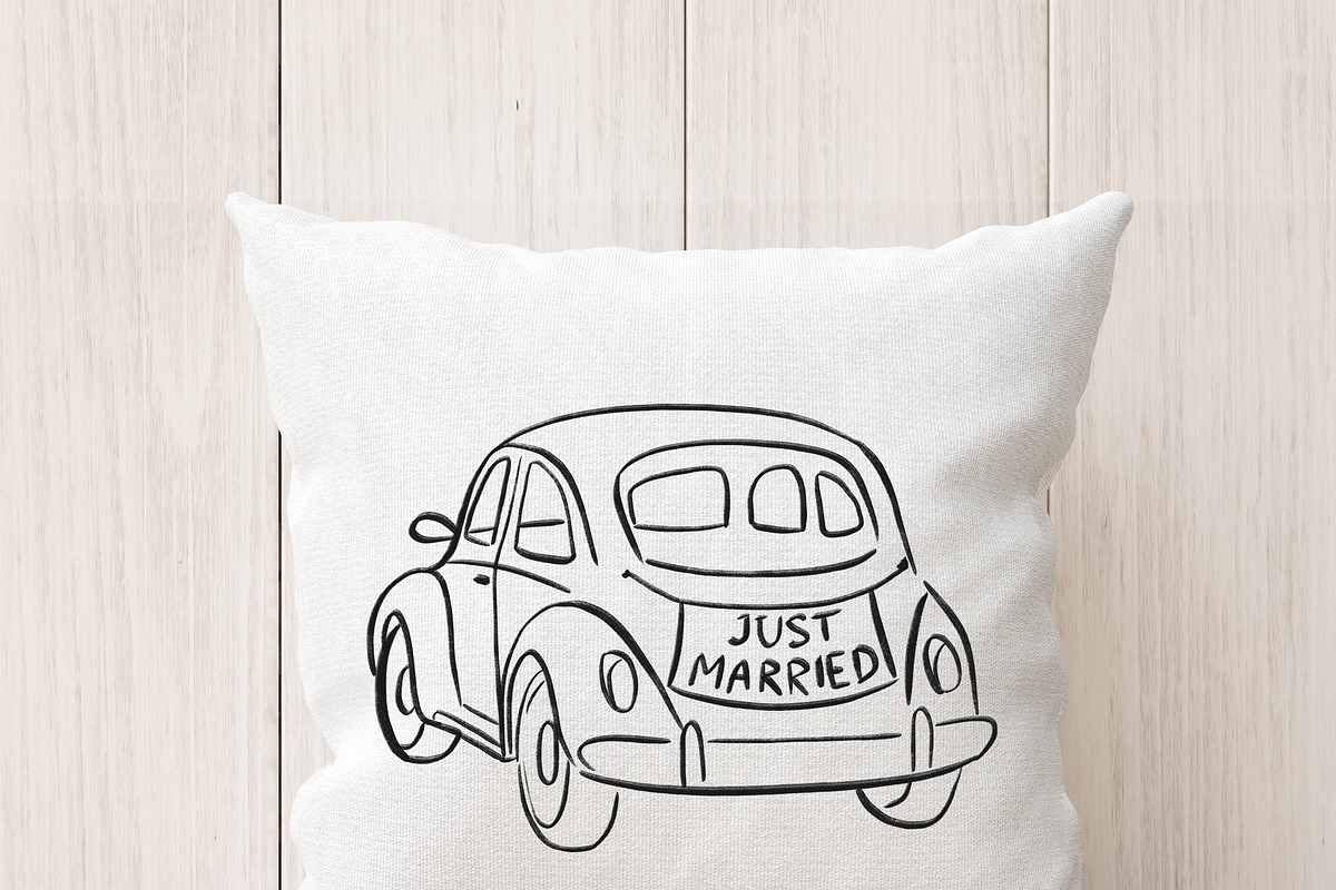 Hand Painted Wedding PNG Black Line, a Person Illustration by PatternPalette (Photo 5 of 7)