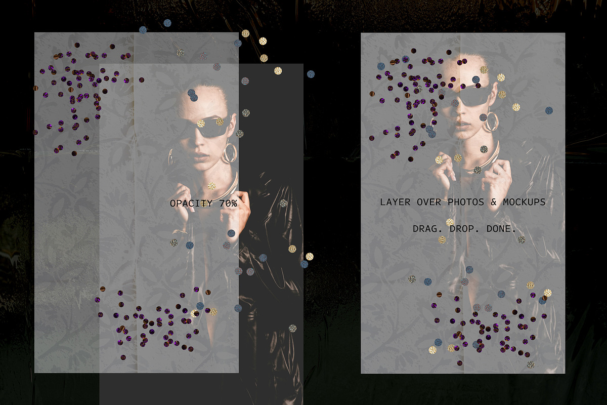 Damask Overlays & Crystal Dots, a Texture Graphic by Anzhelika (Photo 2 of 8)