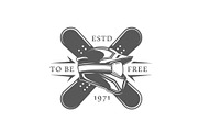 18 Snowboarding Logos Templates, a Branding & Logo Template by Art Design (Thumbnail 24 of 26)