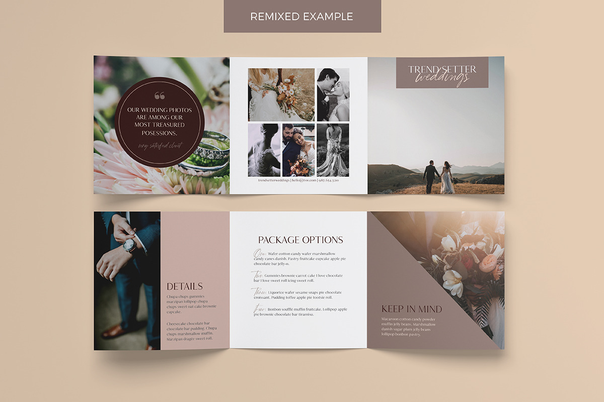 5x5 Trifold Template for InDesign, a Brochure Template by Khara Plicanic (Photo 4 of 5)