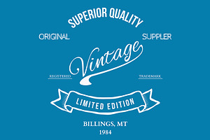 Vintage retro, t-shirt typography