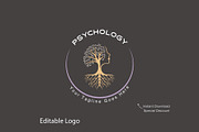 Elegant Psychology Logo Template, a Branding & Logo Template by YUDesignStore (Thumbnail 1 of 6)