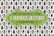Tribal Guitars Pack + Free Bonus, an Illustration by Nuno Dias (Thumbnail 1 of 3)