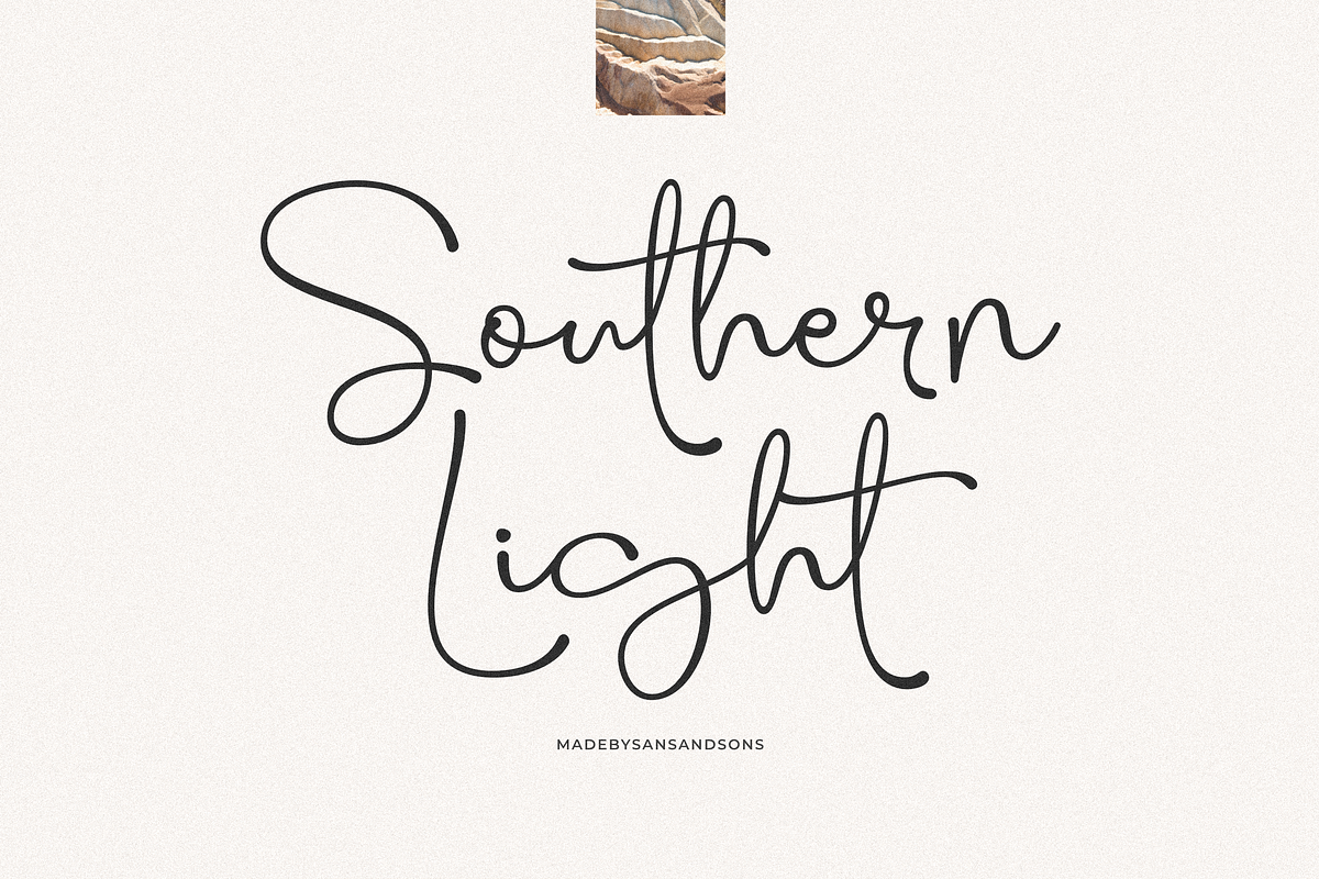Mathilda - Modern Script, a Script Font by Sans & Sons (Photo 10 of 10)