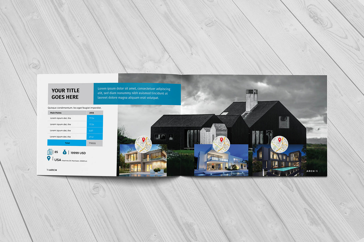 A5 Realestate/Architecture Brochure, a Brochure Template by New Lines (Photo 11 of 13)