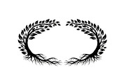 Nature Wreath Frame Vector Bundle, an Illustration by jahid234 (Thumbnail 7 of 51)