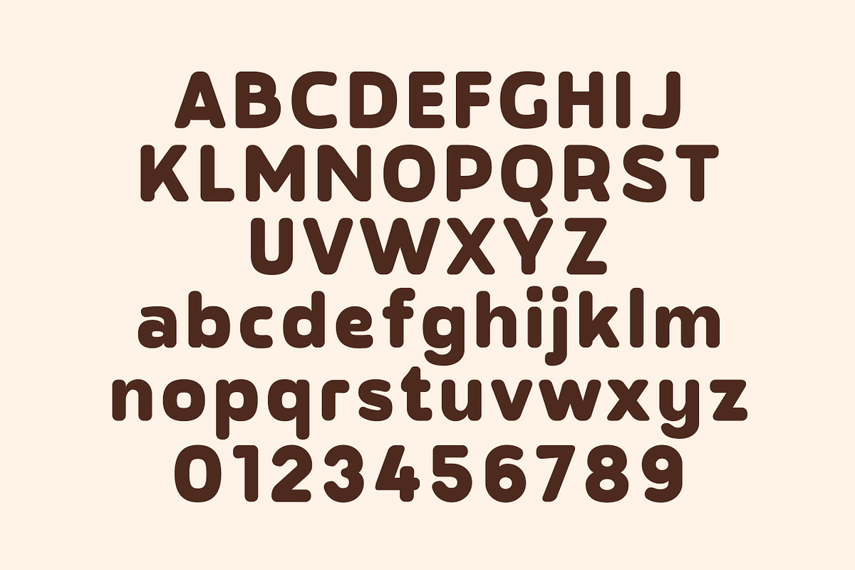 Chocho Aura – Tasty Bold Food Font, a Sans Serif Font by Lettertype Studio (Photo 6 of 8)