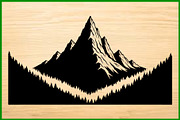 50 Mountain Silhouette Clipart Vecto, an Illustration by Gaye Art (Thumbnail 3 of 4)