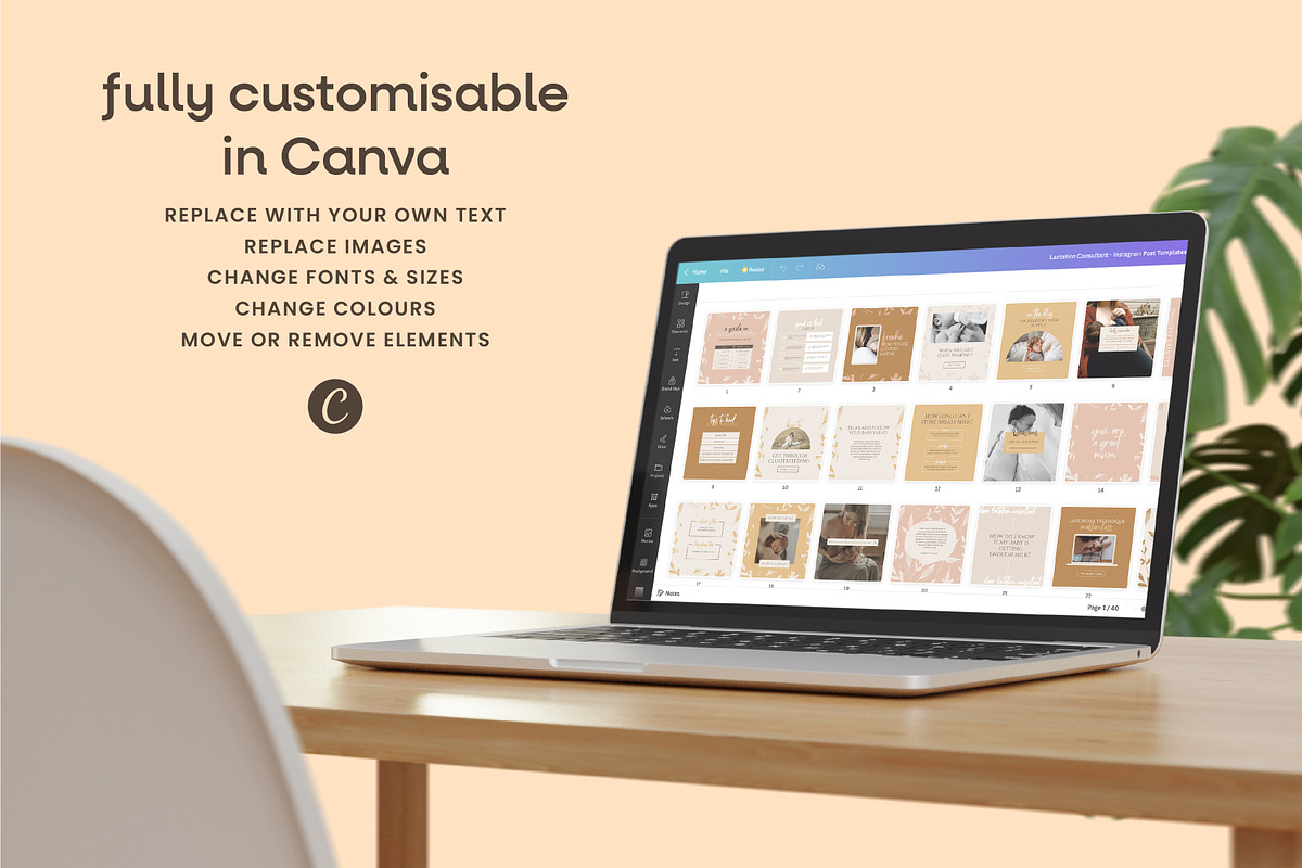 Lactation Consultant Instagram Posts, a Social Media Template by Templatez.Co (Photo 4 of 6)