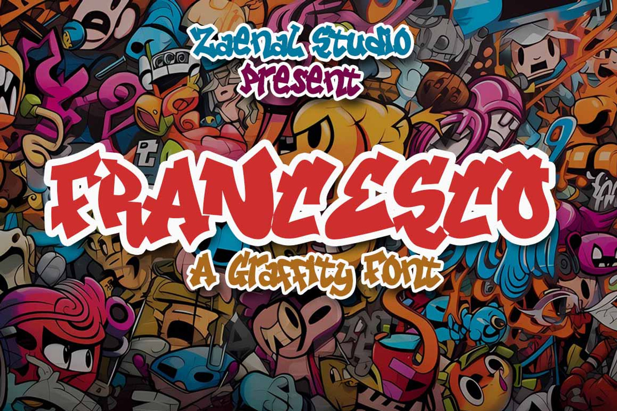 Francesco, a Script Font by Zaenal Studio (Photo 1 of 10)