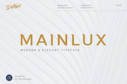 Mainlux Font, a Sans Serif Font by Digitype Studio (Thumbnail 1 of 10)
