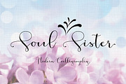 Soul Sister, a Script Font by beeART (Thumbnail 1 of 5)