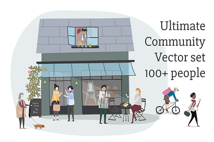 Ultimate community vector set, a Person Illustration by rawpixel
