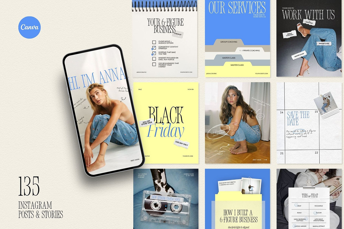 Bold Colorful Instagram Template