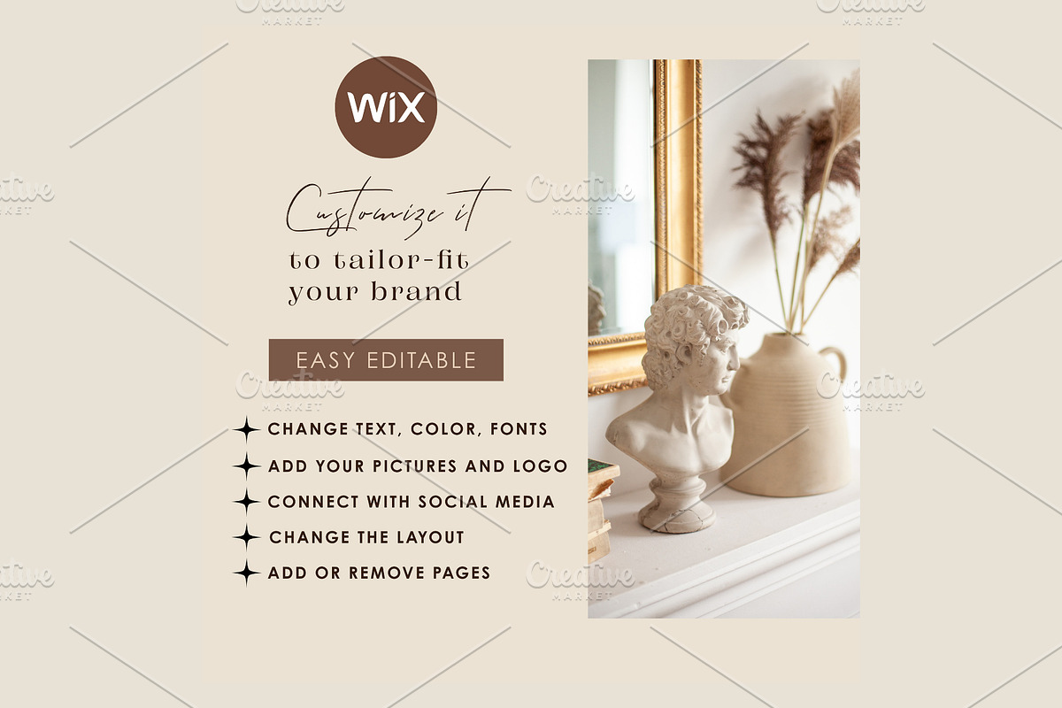 Wix Website Template Coach, Blogger, a Wix Template by Lovely.Dizajnera (Photo 6 of 7)