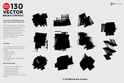 130 Vector Brush strokes collection., a Brushes & More by JAZZ STUDIO (Thumbnail 11 of 12)