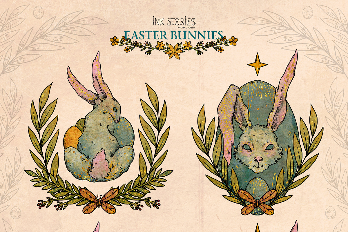 Easter Bunnies, an Animal Illustration by Ink Stories (Photo 11 of 21)
