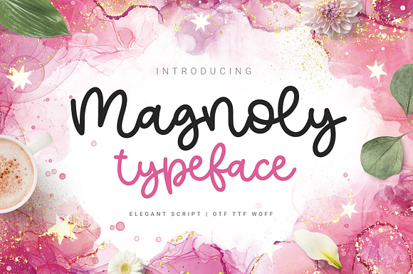 Magnoly Handwritten Font preview 8
