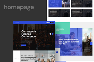 Financial Website Template