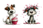 Whimsical Spring Dogs Clipart, an Illustration by Dream Creation (Thumbnail 6 of 6)