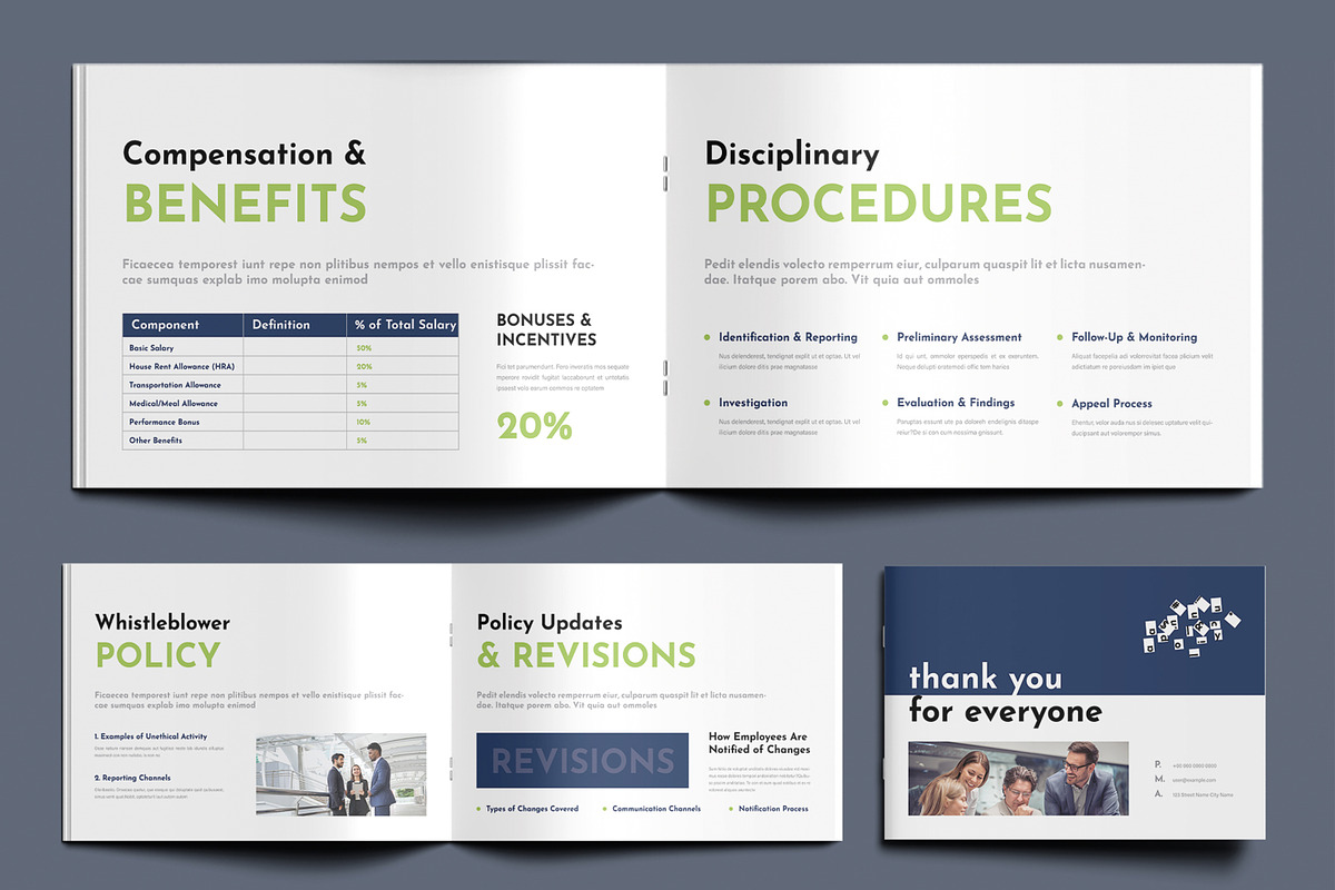 Creative Portfolio Book Template preview 6
