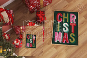 Christmas frame mockup bundle —MERRY, a Product Mockup by SoleilHomeMockups (Thumbnail 5 of 12)
