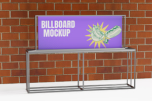 BILLBOARD MOCKUP, an Advertising Mockup by safrizalstudio
