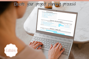 Editable Project Planner BUNDLE!