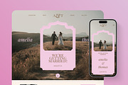 Wedding Invitation Landing Page, a Landing Page Template by Supanium Studio (Thumbnail 1 of 5)