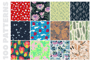 100 Eclectic Vibrant Patterns