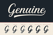 Hughes, a Script Font by Larin Type Co. (Thumbnail 4 of 11)