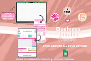 Business Invoice Organizer Sheets, a Stationery Template by bellaROSEworkshop (Thumbnail 4 of 6)