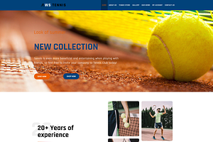 WS Tennis - Sports Shop Theme