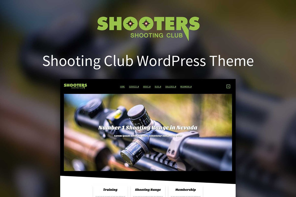 Shooters  Shooting Club Wp Theme by 7Theme  Creative Market