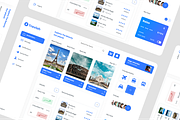 Travel Booking Admin Dashboard, an UI Kit Template by SquidPixey (Thumbnail 3 of 5)