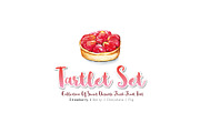 Sweet Dessert  DIY Pack (Tartlet), a Food Illustration by Ora (Thumbnail 2 of 5)